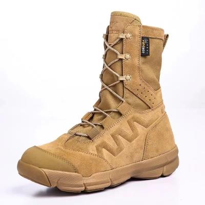 China Waterproof Hiking Men's Boots Tactical Lightweight Tactical Boots Breathable Desert Military Boots Tactical Shoes zu verkaufen