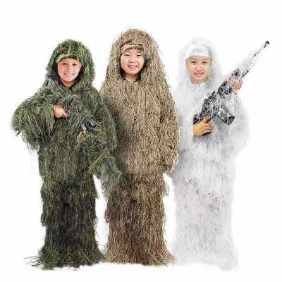 China Camuflaje Traje Ghillie Camo Blanco Nieve Traje Biónico Ropa 3xl 4xl en venta