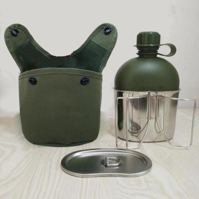 China Militärische Wasserflasche amerikanischer Original Polymer-Kessel 1 Liter Outdoor Bergsteigen Tragbares Großes Trinken zu verkaufen