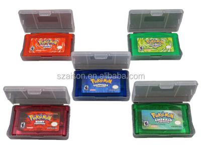 China Free Shipping By DHL For Pokemon Games Fire Leaf Red Green Ruby Emerald Sapphire GP001 for sale