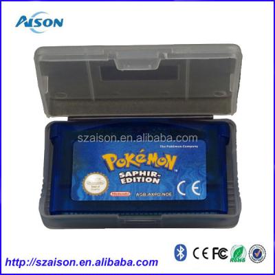 China POKEMON TOP SELLER Games For GBA Games Emerald Ruby Sapphire Leaf Green Fire Red GP001 for sale