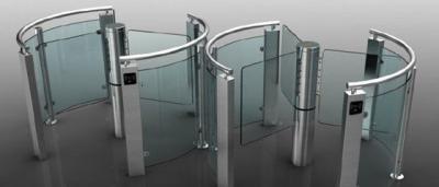 China Turnstiles 500mm van de veiligheids Voet Automatische Halve Hoogte voor Gymnasium Te koop