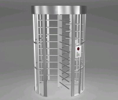 China Voetganger die Volledige Hoogteturnstile 500mm 316SS met LEIDENE Richtingsindicatoren roteren Te koop