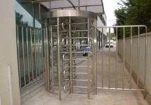 China RS485 unidirectionele Turnstile van de Richtings Volledige Hoogte Ingangspoort, Veiligheidsturnstiles 0.2s Te koop