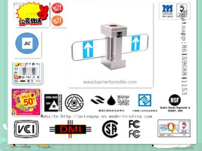 China De Poortturnstile van de roestvrij staalschommeling Systeem, Elektronische Ingangsturnstile Poort Te koop