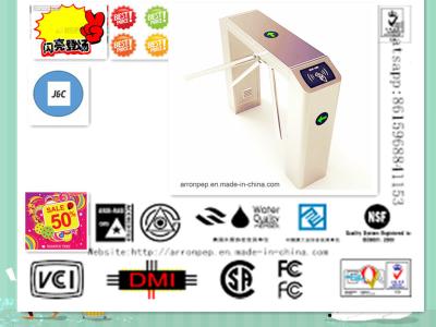 China Edelstahl-automatischer Stativ-Drehkreuz-Tor-Sicherheits-Drehkreuz Rfid-Leser zu verkaufen