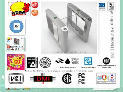 China Turnstile van de het Systeemschommeling van de veiligheidsafstandsbediening Barrièrepoort voor Winkelcomplex Te koop