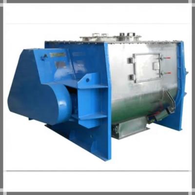 China Liquid and powder mixing horizontal dry powder mixing equipment with paddle agitator for sale