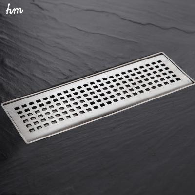 Китай Modern 3010cm Square Anti-odor Floor Drain Solid 304 Stainless Steel Bathroom Shower Floor Trap Invisible Drain продается