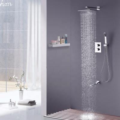 Китай Without Slide Bar 180 Degree Rotation Spout Faucet Smart Thermostatic Bathroom Shower Set продается