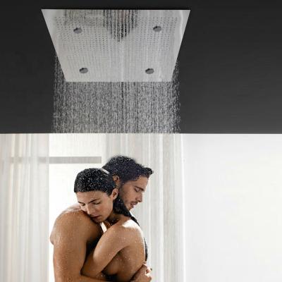 Cina Non-diverting Shower Head 500mm Square Rainfall, Double Rain And Foggy Shower Head 20 Inch Rainfall Shower Head in vendita