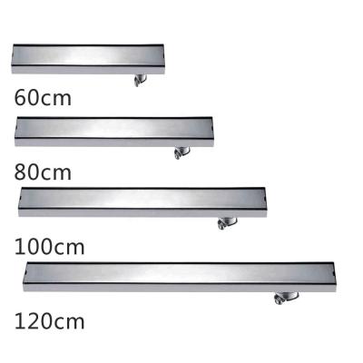 China Modern Linear Extended Shower Side Drainage 304 Stainless Steel Anti Smell Floor Drain for sale