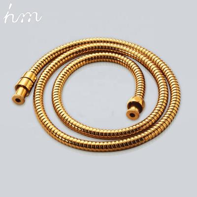 China Bathroom Replacement High Temperature Brass Explosion Lock Double Nut Resistance Stainless Steel Flexible Shower Hose Anti - for sale