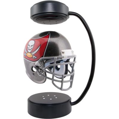 China art & NFL American Football Tampa Bay Buccaneers Collectable Helmet 360 Degree Rotating Magnetic Levitation Display Stand for sale