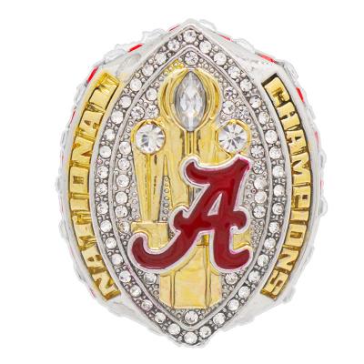 China Customized Wholesale NCAA2021 Alabama Red Tide College Casual/Sporting Championship Ring for sale