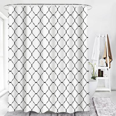 China Customization Sustainable Shower Curtain Sets 4 Piece Shower Curtain Wholesale Bathroom Shower Curtains for sale