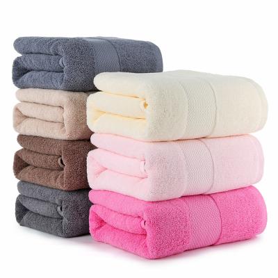 China QUICK DRY 100 Cotton 500 Gram Bath Towel Towels Set Space Bag Beach Customized Adult Weather Gsm Techniques Packing Room Outdoor Customized Model article for sale