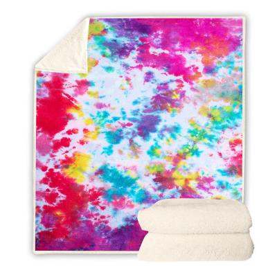 China Custom Printed Anti-Apnea 150*200cm Fashion Print Blanket Fleece Blanket Polyester Blanket for sale