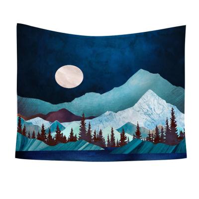 China Hot Selling Simple And High Quality Custom Woven Tapestry Design Blanket Digital Printed Tapestry for sale