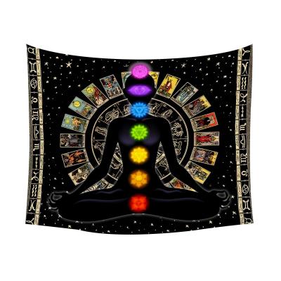 China Wholesale Price Simple Macrame Woven Wall Hanging Tapestry Blanket Abstract Custom Bedroom Digital Printed Tapestry for sale