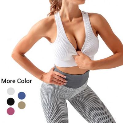 China High Quality Women Sports Yoga Antibacterial Quick Dry Breathable Bra for sale