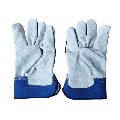 China General Purpose Safety Work For Men Mechanic Split Leather Working Gloves for sale