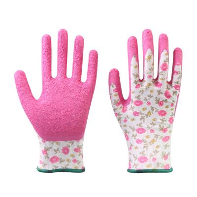 China General Purpose 13G Anti Slip Heavy Duty Tools Garden Latex Coated Work Gloves for sale