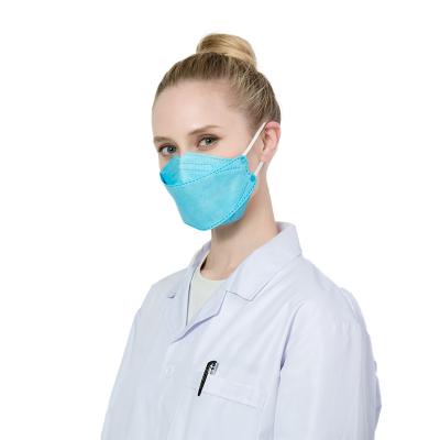 China SMS mask kf94 fish shape style kf 94 female face mask blue female face mask for sale