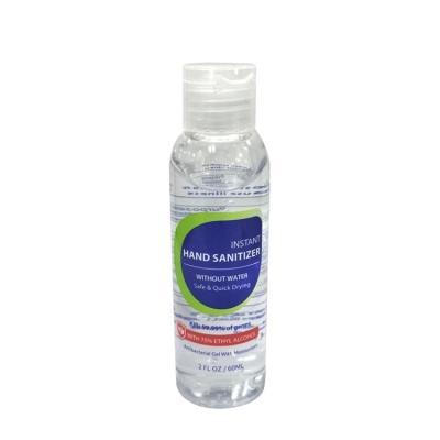 China 75% Alcohol 60ml Basic Cleaning Hand Sanitizer With Joint Cap for sale