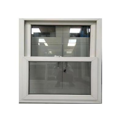 China Hurricane Windproof Impact Customized Fly Screen Mosquito Net Tile Grid Hung Vertical Sliding Glass Window for sale