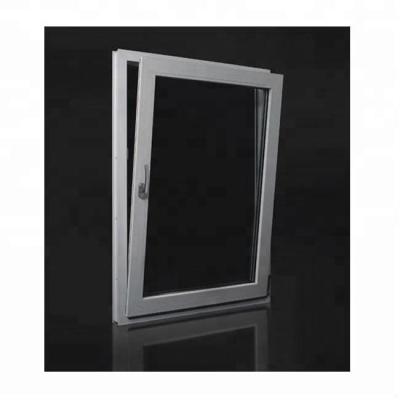 China Manufacturer Foshan Swing Waterproof Heat Insulation Double Glazed Upvc Tilt And Turn Windows for sale