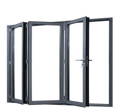 China China factory big screen good installation bi folding door british doors cheap price deposit and home decorative internal fold bifold for sale