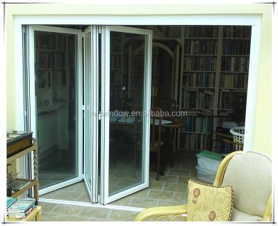 China Cheap Folding Screen House Doors For Sale American Folding Patio Doors PVC Folding Door Price for sale