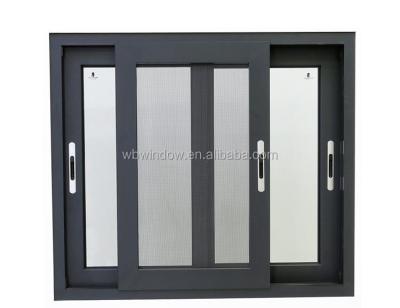 China Screen Magnetic Best Selling Small Aluminum Sliding Window With Cheap Price Philippines for sale