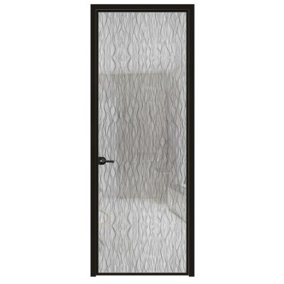 China Modern Aluminum Glass Door Design Bathroom Screen Door Folding Aluminum Casement Door for sale