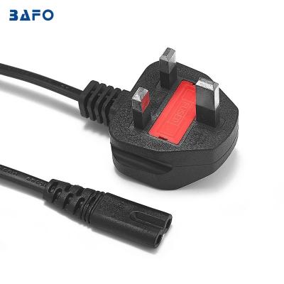 China COMPUTER BAFO BS 3 PIN Plug to IEC-320-C7 250 /2.5A Power Cord for sale