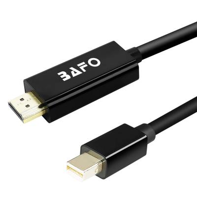 China BAFO Camera 4K Mini DisplayPort Male to Male HDMI Display Adapter Cable for sale