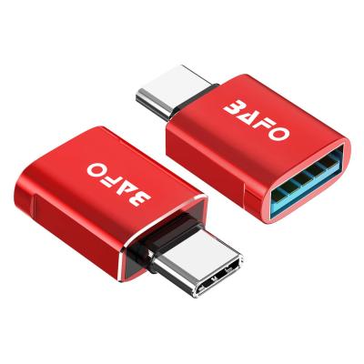 China Plug and Play Aluminum Type C Adapter Usb 3.0Converter Otg Adapter iPhone BAFO HSG 5Gbps/10Gbps Usb Charger for sale