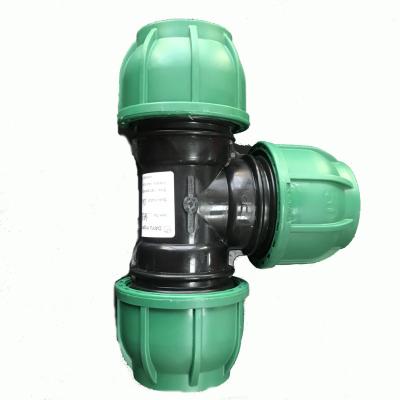 China Water supply manufacturers direct selling quick plastic connection equal tee for water supply for sale