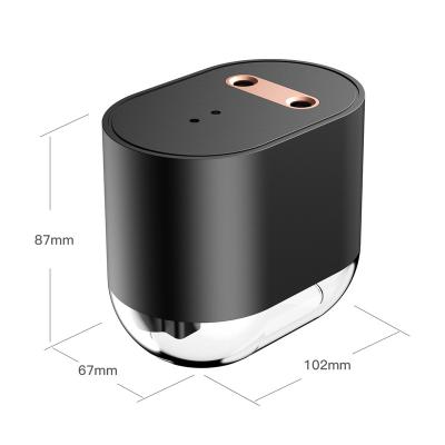 China U6 Rechargeable Dismountable Touchless Mini Soap Dispenser Double Sprayer Infrared Auto-sensing Double Alcohol Misting Sanitizer Dispenser Machine for sale