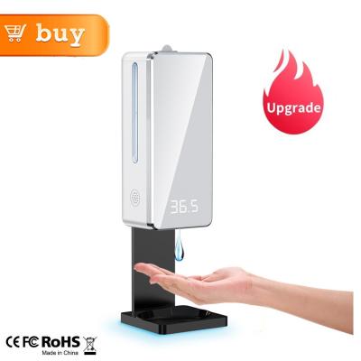 China Blitzblue k10 Soap Dispenser Pro Auto Touch Dispenser Alcohol Sanitizer Scum Free Standing and Temperature Sensor for sale