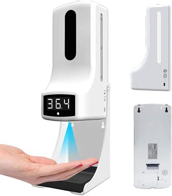 China 2020 New K9 Pro Boby Digital Thermometer 1000ml Automatic Foam Soap Dispenser Hand Sanitizer Dispenser Support 12 Tongue & Spray & Gel Sanitizer for sale