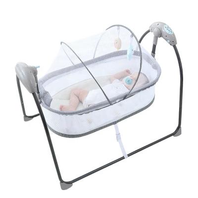 China Modern Portable Electric Baby Swing Bed Baby Rocker Cradle Hutch for sale