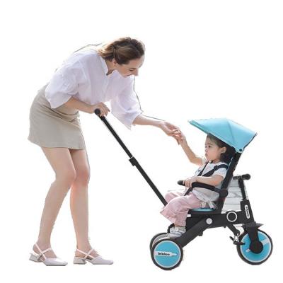 China Best Selling PP/PA/PU/TPR Wholesale 3 Wheel Baby Tricycle Bike Baby Stroller for sale