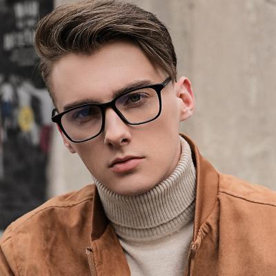 China TR90 Latest Retro Designer TR90 Glass Frame Blue Light Blocking Blue Light Anti River For Men And Women for sale