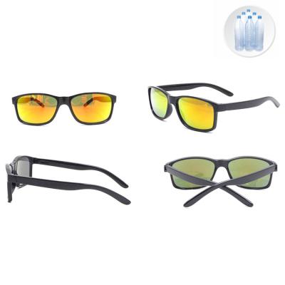 China Recycled Plastic Recycled Sunglasses Eco Plastic Material Square Frame Classic Sun Glasses For Unisex for sale