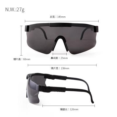 China For Cycling Hot Selling Cycling Sun Glasses Windproof Sports Sunglasses UV400 Big One Piece Outdoor Eyewear Eyewear for sale