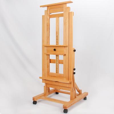 China Wholesale Painting Easel The Premium Professional Artist Wooden Easels For Students Which Can Be Flat Or Standing for sale