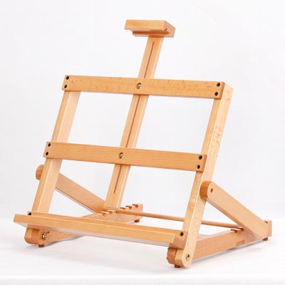 China Easel Easel Painting Desk for Students Wooden Mini Easel Portable Folding Easel for sale