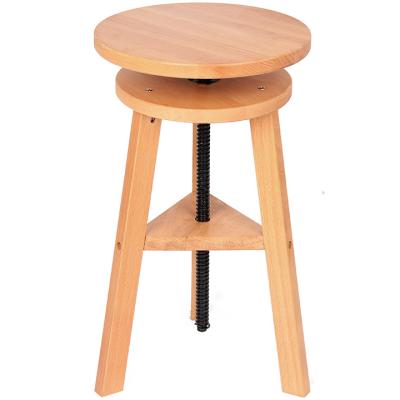 China High Quality Imported Easel Red Beech Solid Wood Drawing Painting Stool With Adjustable Height for sale